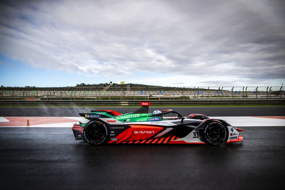 De Audi-bolide tijdens de pre-season test in Valencia afgelopen weekend (Foto: FIA Formula E)