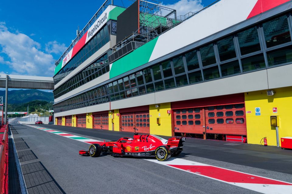 De 2018-Ferrari op Mugello