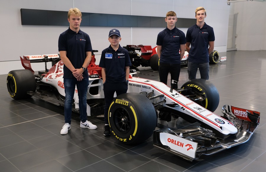 Coureurs uit de Sauber Driver Academy